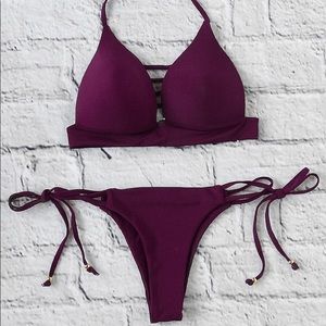 Burgundy Bikini
